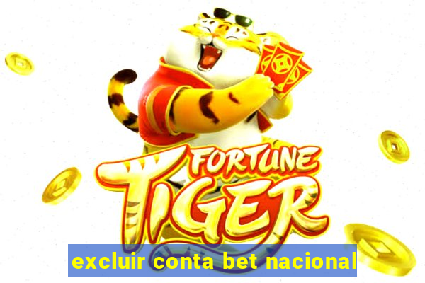 excluir conta bet nacional